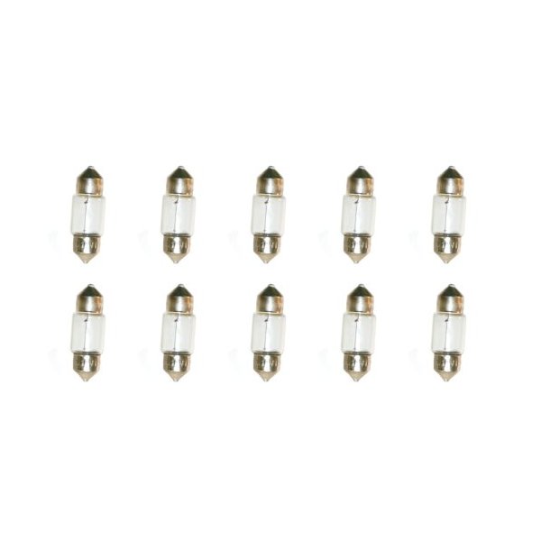 CEC Industries #3175 Bulbs, 12 V, 10 W, SV8.5-8 Base, T-3.25 shape (Box of 10)