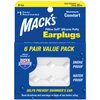 Mack's Pillow Soft Silicone Earplugs - 6 Pair, Value Pack – The Original Moldable Silicone Putty Ear Plugs for Sleeping, Snoring, Swimming, Travel, Concerts and Studying