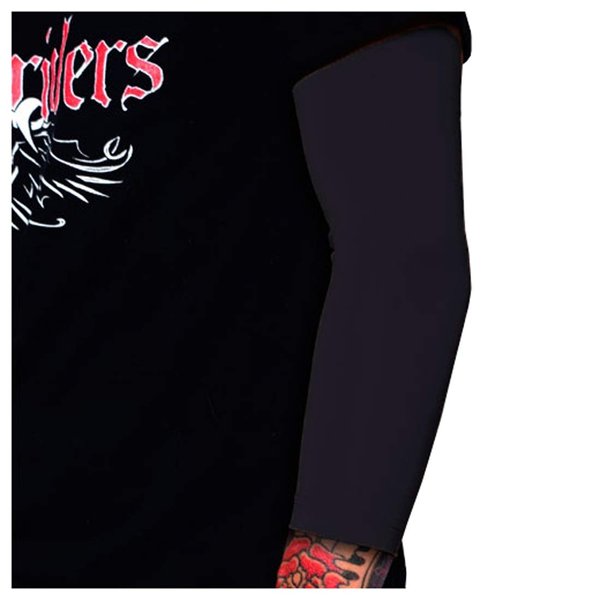 Tat2X Ink Armor Premium 3/4 Arm Tattoo Cover Up Sleeve - No Slip Gripper - U.S. Made - Black - ML (single arm/elbow sleeve)