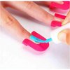 26 PCS Curve Shape Spill-Proof Finger Cover Nail Polish Varnish Protector Holder, Finger Cover Sticker Nail Polish Glue DIY Protector for Finger Nail Art
