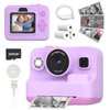 Yehtta Instant Print Camera for Kids, Christmas Birthday Gifts for 3-12 Year Old Girls Boys, 2.4in Screen 1080P Video Digital Camera Toys for Kids Age 4 5 6 7 8 9 10 with 3 Rolls Print Paper 32G Card