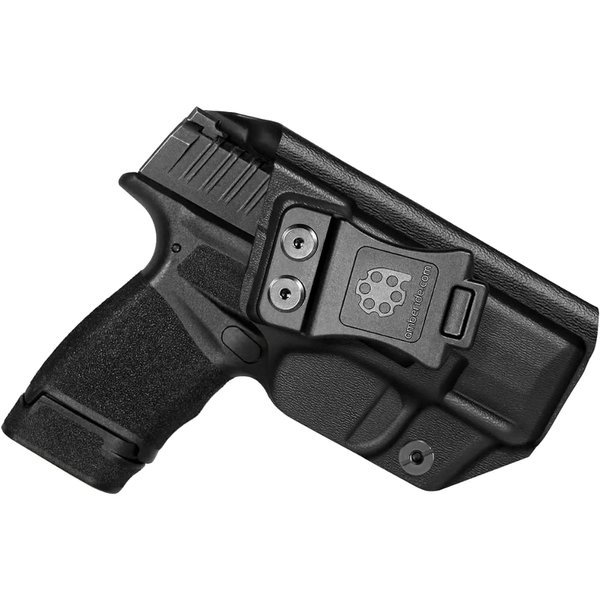 Amberide IWB & OWB KYDEX Holster Fit: Springfield Armory Hellcat Pistol, Inside Waistband Concealed Carry, Adjustable Cant & 'Posi-Click' Retention, USA Made by Amberide
