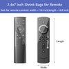 Small Shrink Wrap Bags for TV Remote Control, 2.4x7 Inches Clear PVC Heat Shrink Universal Protective Film,Dustproof and Waterproof Protective Case Cover for Air Condition Video TV Remote,100 PCS