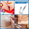 Flexible Polymer Clay Cutters 8 Inch 4 Inch Carbon Steel Blade Polymer Clay Cutting Slicing Tools for Clay DIY Shaping Modelling Sculpturing Supplies (6)