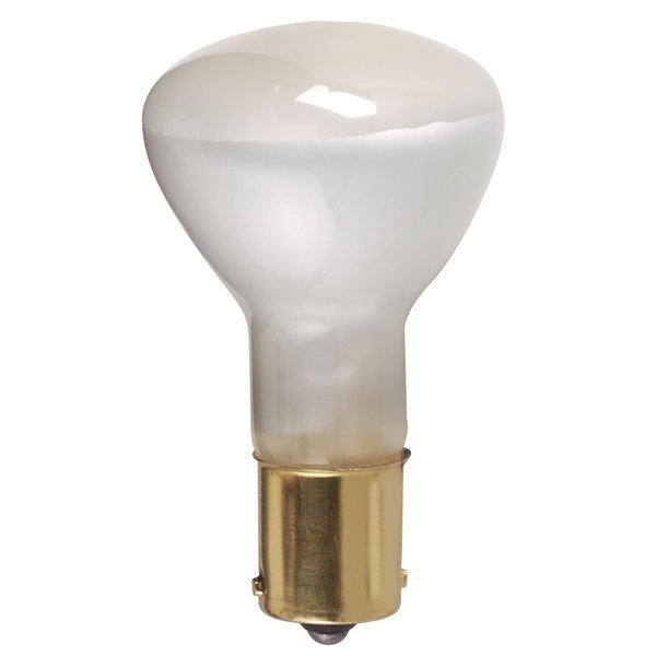 Satco S3618 SC Bayonet Base Shatterproof 20-Watt R11.5 Light Bulb, Frosted, White