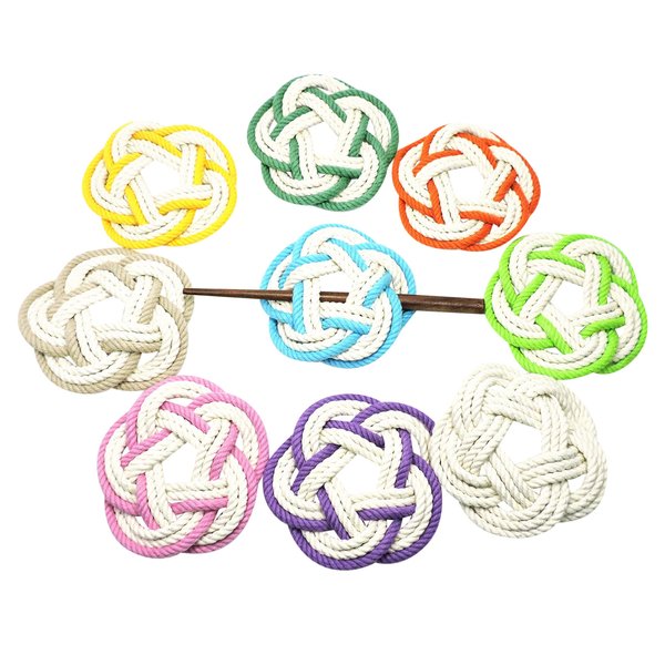 Sailor Knot Hair Stick Barrette in Tropical Colors