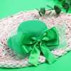 St. Patrick's Day Hair Clips Irish Bow knot Top Hat Hair Barrettes Leprechaun Hat Saint Patrick's Day Green Gauze Bow Hair pins Headwear Cute Bow for Girls Toddlers Hair Bows 1pcs