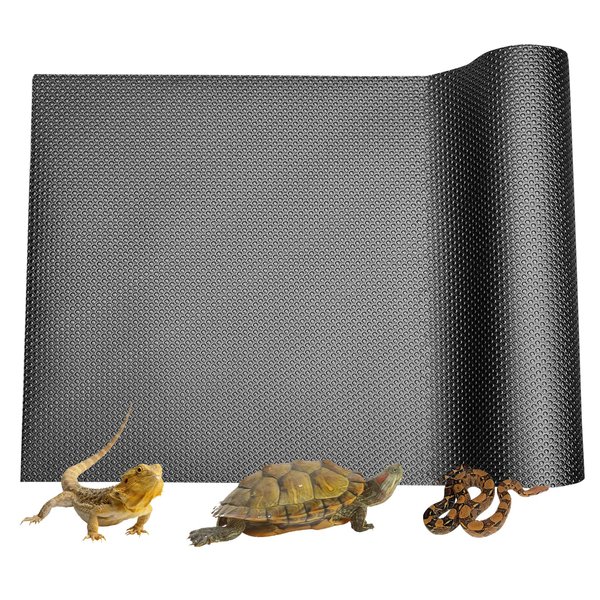 LWFCOEE Reptile Carpet Bearded Dragon Tank Accessories for 40 Gallon, 20 Gallon, 50 GallonTank, 17.5x79 Inch Non-Adhesive Reptile Mat Terrarium Liner for Leopard Gecko, Snake, Lizard and Tortoise