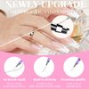 Nail Art Liner Brushes, Nail Art Tools with Striping Nail Art Brushes for Long Lines, Thin Details, Fine Drawing. 5Pcs, Size 5/8/11/15/20mm Striper Brushes Set Christmas Gift for Women