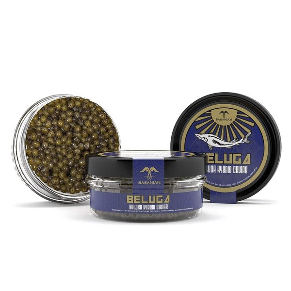 Fresh River Beluga Caviar/Kaluga hybrid - Malossol 1 oz Jar