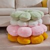 Ailive 17.7In Cute White Daisy Flower Shaped Kids Throw Pillow Flower Throw Pillow Floor Pillow Cushion Sunflower Pillow Decorative Pillow for Kids Teens Tweens Girls.