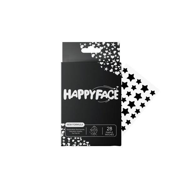 Black Stars Acne Patches, Hydrocolloid Pimple Patch For Face, Centella, Calendula, Niacinamide Pimple Patches, Black Stars Pimple Patch Party Pack 28 Count, All Skin Types
