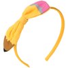 Totelux Pencil Headband Yellow Pen Hair Band Cute Bow Hair Accessories for Girls Women Toddler Teachers Student Back to School Season Party Supplies