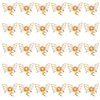 Wecoe 30 Pcs Small Gold Butterfly Hair Clips Girls Tiny Mini Claw Clips Cute Decorative Hair Clips Little Baby Toddler Kids Flower Girls Short Hair Hair Accessories for Women Girls Gifts For Her