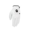 Callaway Women's Opti Flex Glove, White, Medium, Worn on Left Hand