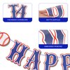 Baseball Birthday Party Decorations, Navy Blue Baseball Happy Birthday Backdrop Themed Garland Bunting Indoor&Outdoor Birthday Party Supplies for Sport Lover