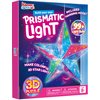 Klever Kits Prismatic 3D Light Art Puzzle, Build Your Own Colorful 3D Star Light, 99+ Light Bulbs, Includes Hanging Hook and USB Power Cable, Set of 3 Star Light Panels