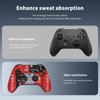 NOUKAJU DIY Mouse Grip Tape Full Coverage, DIY Anti-Slip Stickers(110 * 150MM),Mouse Anti Sweat Grip,Sweat Resistant,Easy to Apply,DIY Anti Slip Grip Tape,Printed Texture(Red)