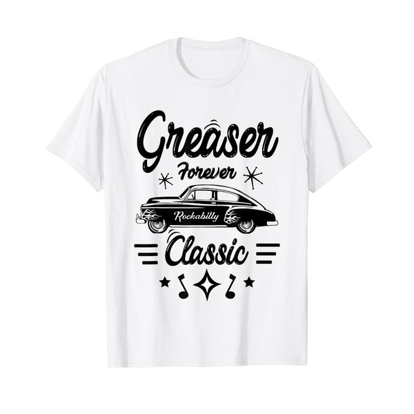 1950s Sock Hop Costume Retro 50s Vintage Rockabilly Greaser T-Shirt