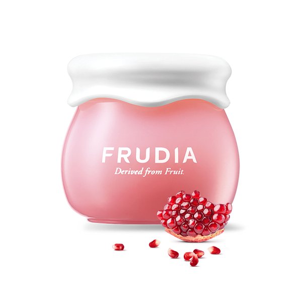 FRUDIA WELCOS Pomegranate Nutri-Moisturizing Cream Mini | Firming Face Cream w/Pomegranate extract, BL-FILL UP, Vegan Collagen | Korean Skin Care Moisturizer Face Cream (0.33 fl oz)