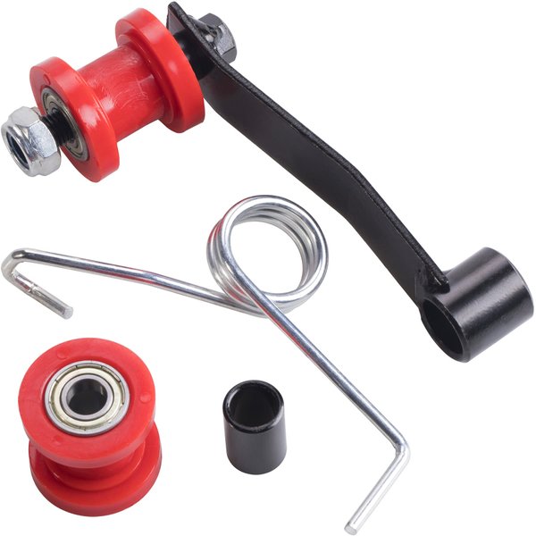 CNCMOTOK Chain Slider Tensioner Adjuster Roller Guide Fit For ATV Coolster Go Kart 4 Wheeler 110cc 125cc 150cc 200cc 250cc That Use 420 428 And 530 Chain