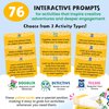 400 Interactive Conversation Cards for Kids Ages 6-11 - Card Games for Kids & Parents - Deepen Connections with Unique Prompts - Fun Game Night, Classroom & Road Trip Activities for Kids
