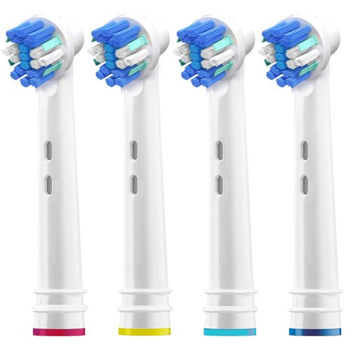 Replacement Brush Heads Compatible with Oral b Braun- 12 Electric Toothbrush Heads for Oralb- Double Clean, Floss & 3D PRO White Brushes- Fits The Kids Pro 1000 Sonic Floss, Dual, Cross, & More
