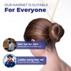 NouveauGenra 22" Hair Nets for Women & Men 400PCS, Elastic Mesh Hair Net for Buns, Long Hair & Short Hair - Hairnets for Ballet Dancers, Sleeping, Wig Storage, Food Service (Gold)