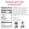 Organic Functional Mushroom Protein Bars | Full Dose (1500mg) Lions Mane, Chaga, Reishi & Cordyceps Bars | Vegan Protein Bars, Adaptogens, Superfoods Protein Bars | Peanut Butter Chocolate Flavor