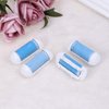 Electric Foot Remover 4pcs Replacement Roller Refill Head Pedicure Hard Skin Remover Rollers Electric Remover Accessories Perfect Foot File (Blue) Foot Sander