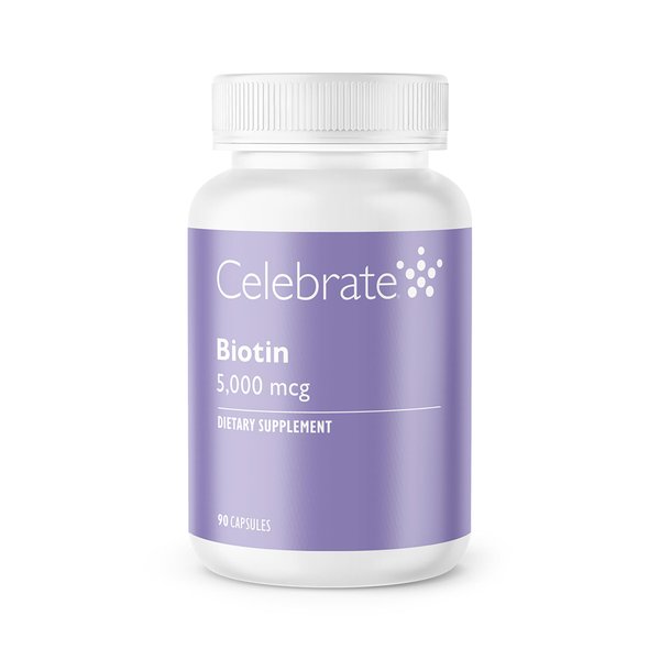 Celebrate Biotin 5,000 mcg - 90 Count