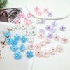 20 Pcs Mini Clover Flower Hair Clips with Cute Rhinestone Hair Barrettes, Convenient Hairpins Easy for Braids Hairstyles, Braiding Hair Accessories for Girls Women (20 Pcs- Mix Color)