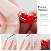AORAEM Nail Trainning Hand Flexible Soft Practice Plastic Mannequin Hand Nails Tips Art Trainer Manicure Practice Hand Tool