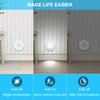 Mlambert 4 Pack Motion Sensor LED Night Light, Cordless Battery-Powered Stick-on Magnet Closet Lights, Safe Lights for Stairs, Cabinet, Cool White