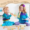 Baby Musical Instruments for Toddlers Montessori Toys, DUDUCOFU Wooden Musical Toys with 12 Pcs Percussion Instruments Early Learning Music Toys Gift for Kids Boys Girls