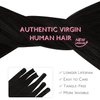 WENNALIFE U Tip Hair Extensions Human Hair, 50g 50s 24 Inch Jet Black Remy Hair Extensions K Tip Hair Extension Real Human Hair Invisible Straight Keratin Hair Extensions
