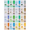 DERMAL 16 Combo Pack A Collagen Essencce Korean Face Mask - Hydrating & Soothing Facial Mask with Panthenol - Hypoallergenic Self Care Sheet Mask for All Skin Types - Natural Home Spa Treatment Masks