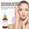 Bakuchiol Retinol Serum, 2 PCS Retinol Rejuvenation Serum for Anti Aging & Reduce Wrinkles, Fine Lines & Sagging, Moisturising Skin, 2.02 fl.oz