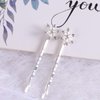 Beaupretty 6pcs Snowflake Hair Clips Snow Bobby Pins Rhinestones Wedding Hair Clips Barrettes Hair Accessories