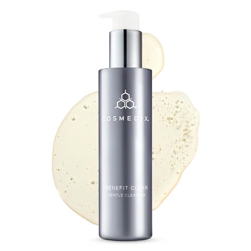 COSMEDIX Hydrating Face Wash for Women & Men, Benefit Clean Gentle Cleanser Gel - Moisturizing Face Cleanser & Pore Minimizer For All Skin Types - Facial Cleanser Makeup Remover for Glowing Skin