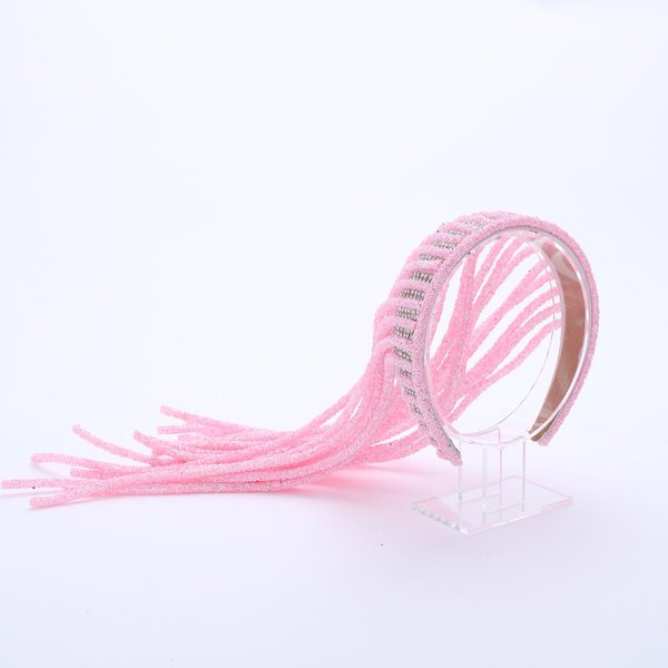 Wosois Rhinestone Headband Handmade Hair Bands Hippie Hair Band Braid bling accessories Individuality with a difference for women Long Hair Accessories head jewelry for Women Girls