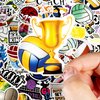AOWDIAO 200 Pcs Volleyball Stickers for Water Bottle Volleyball Gifts for Teen Girls Volleyball Stuff