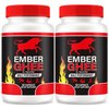 (2 Pack) Ember Ghee Pills for Men, Official EmberGhee Premium Formula for Peak Performance, Lasting Energy and Super Stamina, Ember Ghee Male With All-Natural Ingredients, Easy-To-Take (120 Capsules)