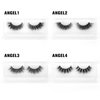 SY LASHES 16mm 3D Raal Mink Lashes Natural Look False Eyelashes Wispy Short Eye Lashes Fluffy Soft Reusable Luxury Volume 5D Fake Eyelashes (Angel, 4 pairs)