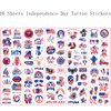 Fourth of July Decorations Temporary Tattoo American Flag Fake Tattoos Red White and Blue USA Flag Tattoo Decorations Memorial Day Waterproof Tattoos Patriotic Theme Party Decor Supplies for Kid Adult
