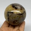 1 lbs, 2.7" (69mm), Natural Septarian Sphere Crystal Gemstone Ball, B37536