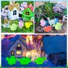 Poen 150 Pcs Mini Dinosaur Figures Resin Small Dinosaur Toys Garden Mini Dinosaurs Realistic Tiny Dinosaurs Miniature Dinosaur Figurines for Bag Cake Topper Birthday Party Favors (Luminous)
