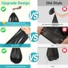 50 Portable Toilet Bags with Drawstring & Lemon Scent, Biodegradable Camping Toilet Bags for Portable Potty, 8 Gallon Thickened Compostable Bags for 5 Gallon Bucket Toilet Adults Outdoor Camping Car