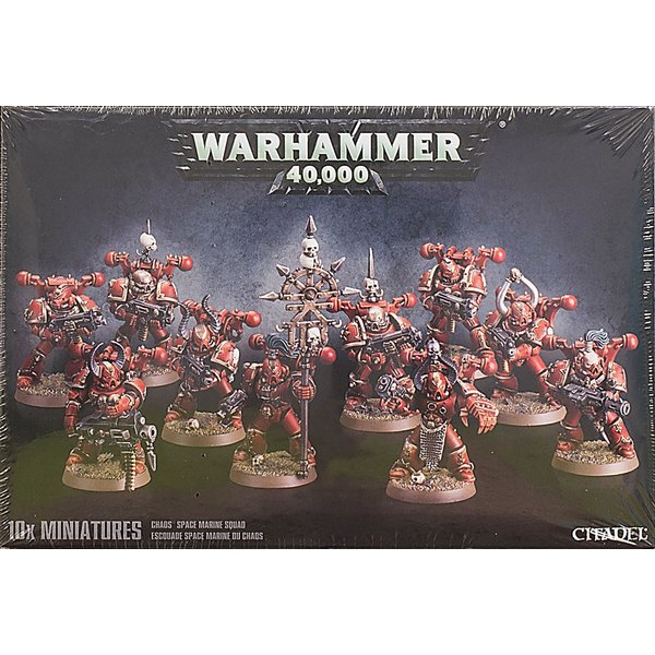 Games Workshop 99120102055 Chaos Space Marine Squad Tabletop and Miniature Gaming