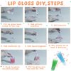 BRIPATI DIY Lip Gloss Making Kit - Lip Gloss Supplies to Make Your Own Lip Gloss, Lip Gloss Making Supplies Set DIY Lip Gloss Kit for Girls, Beginner Lip Gloss Kit DIY Making Lip Gloss